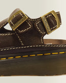 Dr Martens Dunnet Flower Kelp Brown AR Rogue Leather 40526200