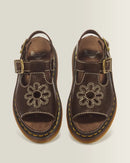 Dr Martens Dunnet Flower Kelp Brown AR Rogue Leather 40526200