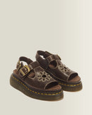 Dr Martens Dunnet Flower Kelp Brown AR Rogue Leather 40526200