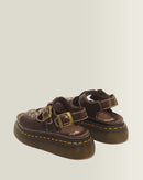 Dr Martens Dunnet Flower Kelp Brown AR Rogue Leather 40526200
