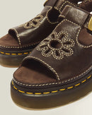 Dr Martens Dunnet Flower Kelp Brown AR Rogue Leather 40526200