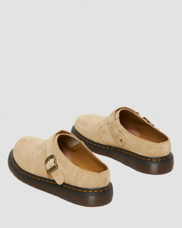 Dr Martens Isham Oasis Suede Parchment Beige