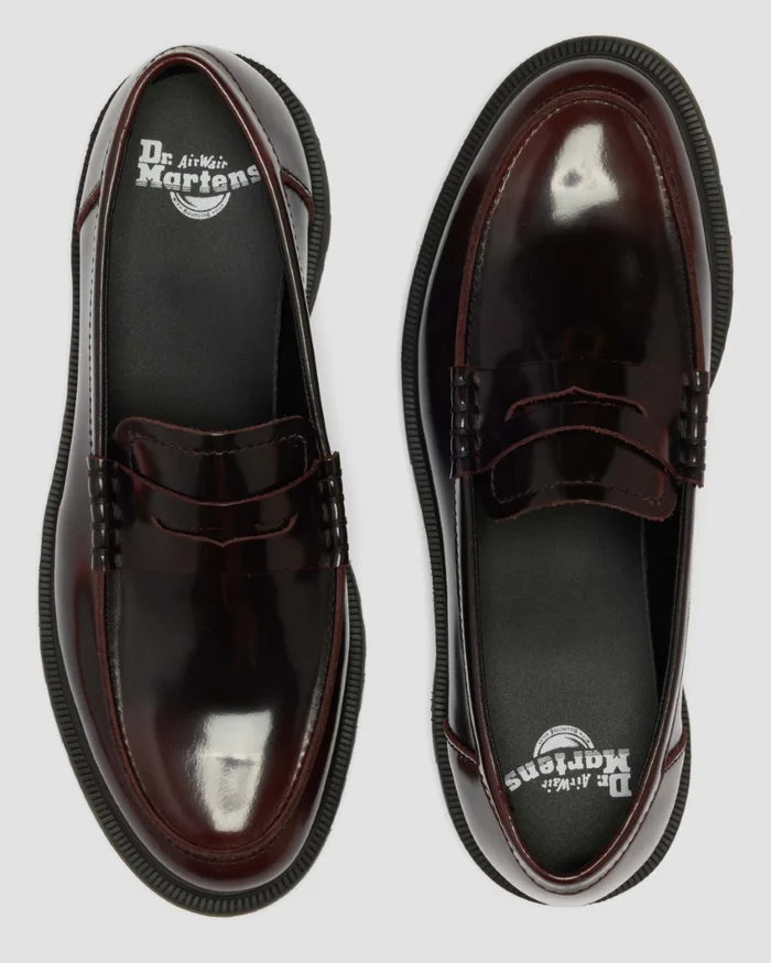Dr Martens Mayfare Loafer Polished Smooth Cherry Red Arcadia
