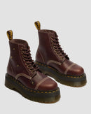 Dr Martens Sinclair Flower Grizzly Dark Brown Grizzly