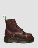 Dr Martens Sinclair Flower Grizzly Dark Brown Grizzly