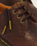 Dr Martens 1461 Emboss Foral Dark Brown Crazy Horse 43277200