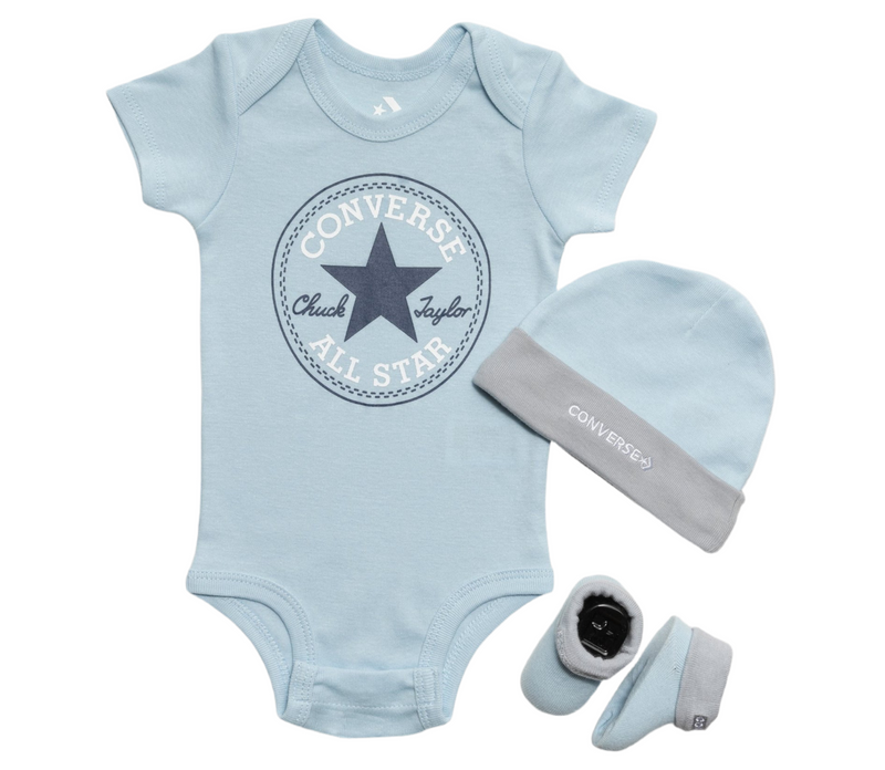 Converse Newborn Classic 3 Piece Boxed Set Pacific Blue