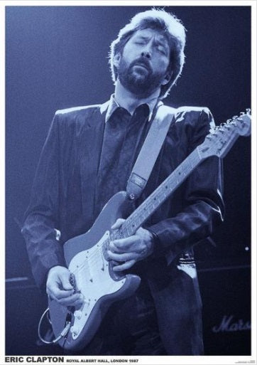 Eric Clapton Royal Albert Hall London 1987 Poster