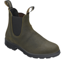 Blundstone 1615 Dark Olive Premium Suede Leather Chelsea Boots