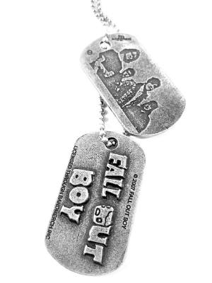 Fall Out Boy Alchemy Poker Dog Tag