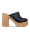 Roc Flair Black Natural Leather Heel