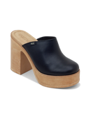 Roc Flair Black Natural Leather Heel