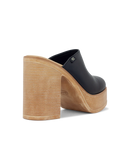 Roc Flair Black Natural Leather Heel