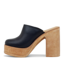 Roc Flair Black Natural Leather Heel