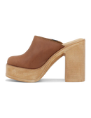 Roc Flair Tan Natural Leather Heel
