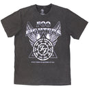 Black t-shirt with Foo Fighters logo and text on a white background