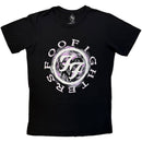 Foo Fighters Wheel Logo Shadow Unisex T-Shirt Black