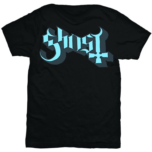 Ghost Blue Grey Keyline Logo Unisex T-Shirt