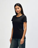 Gildan 5000L Heavy Cotton 180GM Cotton Ladies T-Shirt Black