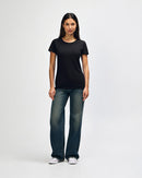 Gildan 5000L Heavy Cotton 180GM Cotton Ladies T-Shirt Black