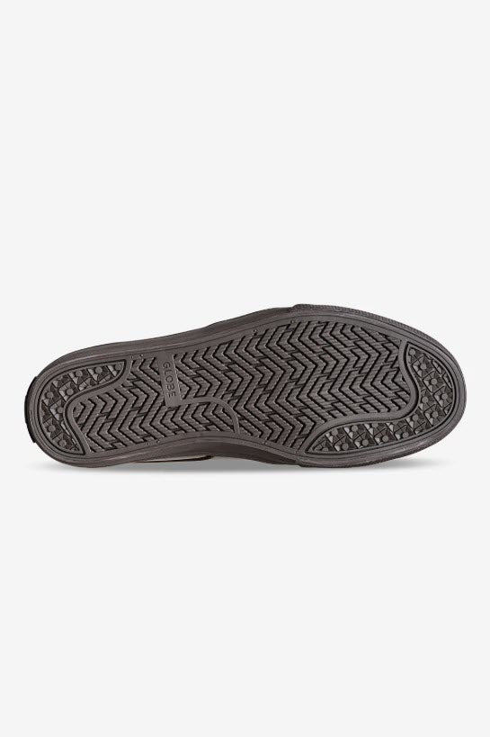 sole of a Globe Liaizon Dark Brown shoe