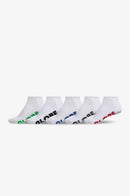 Globe Stealth Ankle Sock 5 Pack White Size 7-11