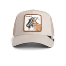 Beige cap with a goat patch and 'G.O.A.T.' text on a white background