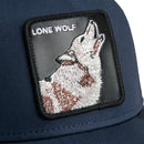Goorin Trucker Hat Lone Wolf Navy