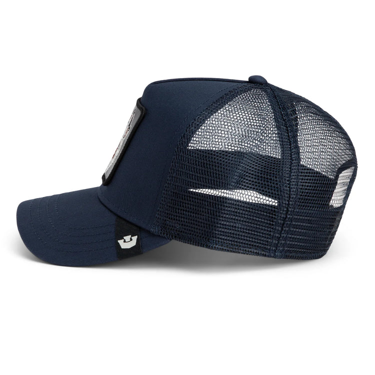 Goorin Trucker Hat Lone Wolf Navy