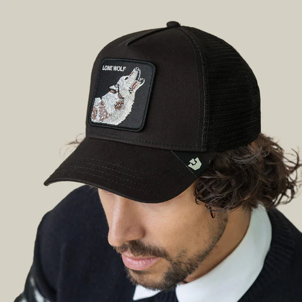 Goorin Trucker Hat Lone Wolf Void