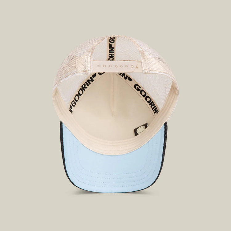 Goorin Trucker Hat The Goat Dark Denim