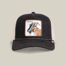 Goorin Trucker Hat The Goat Dark Denim