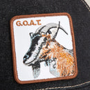 Goorin Trucker Hat The Goat Dark Denim