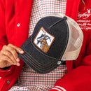 Goorin Trucker Hat The Goat Dark Denim