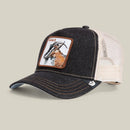 Goorin Trucker Hat The Goat Dark Denim
