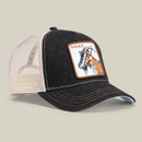 Goorin Trucker Hat The Goat Dark Denim