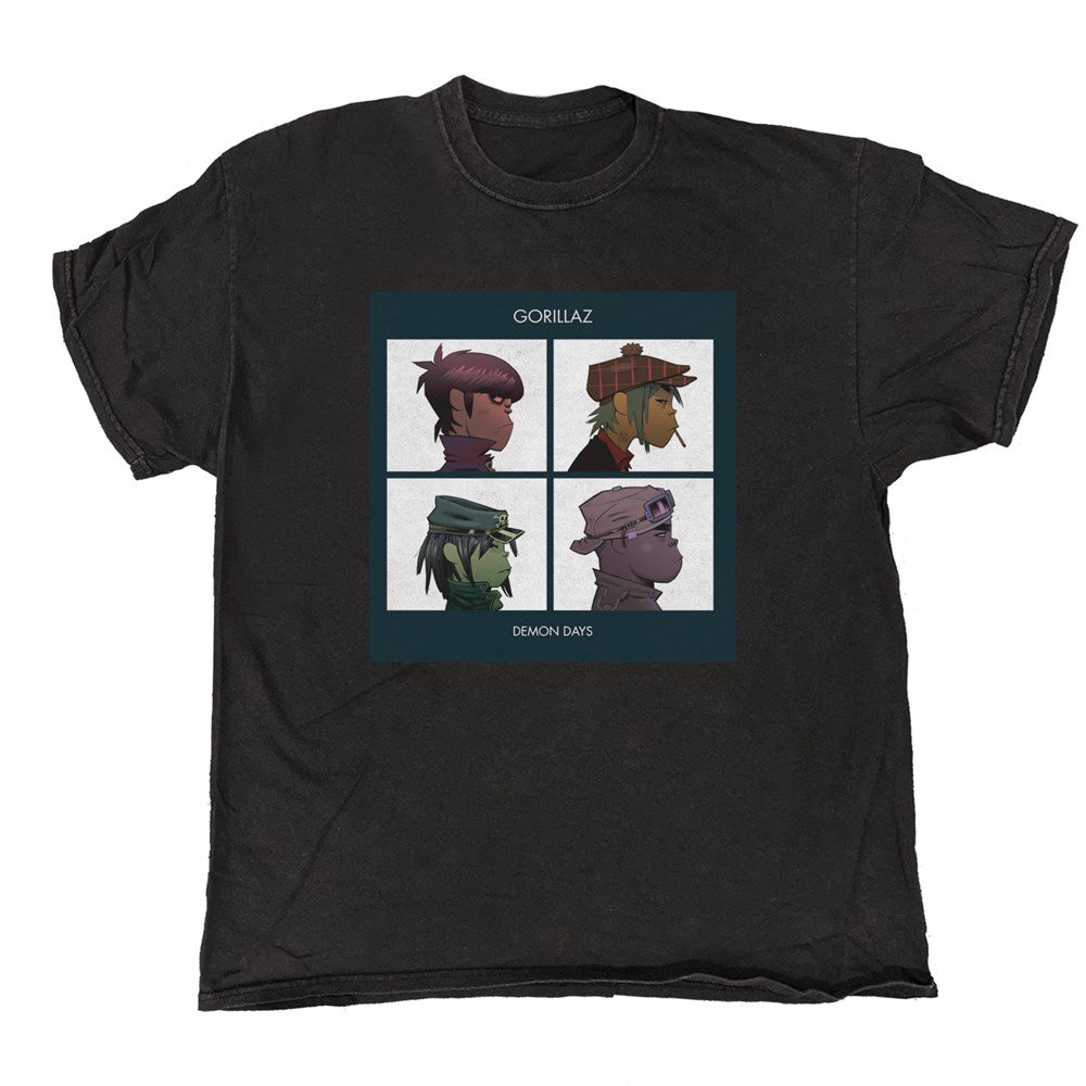 Gorillaz Demon Dayz Black Vintage Unisex T-Shirt