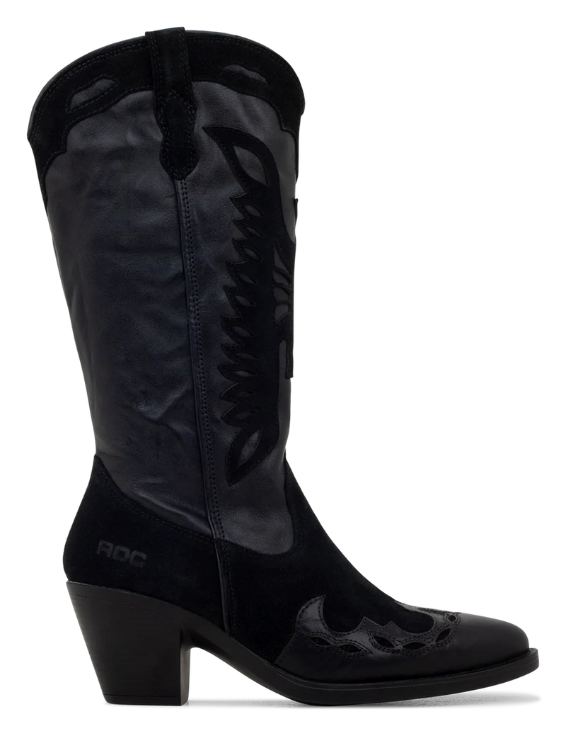 Roc Granada Black - Black Suede