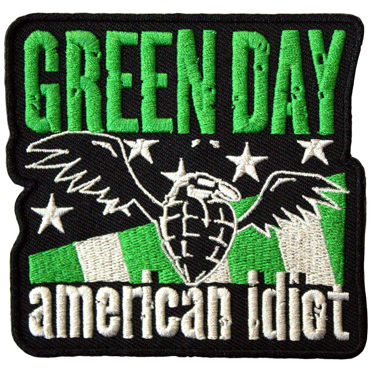Green Day American Idiot Wings Woven Patch