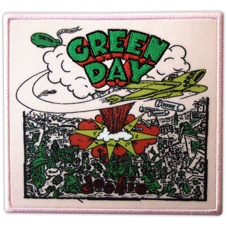 Green Day Dookie Album Cover Pink Printed Patch