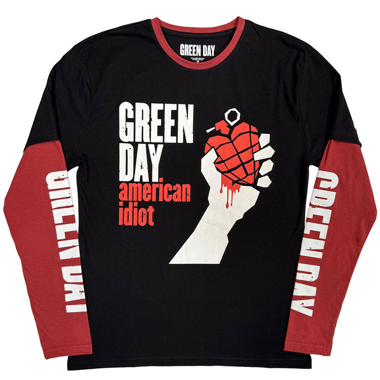 Green Day American Idiot Unisex Layered Long Sleeve T-Shirt
