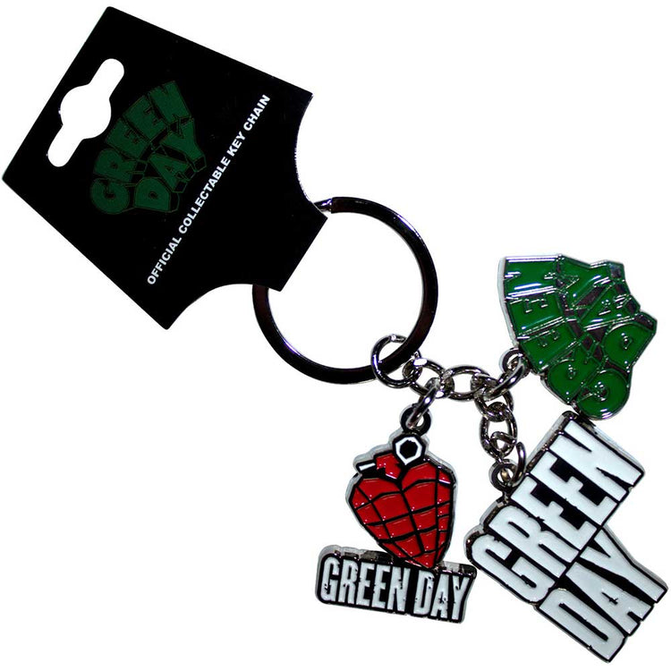 Green Day - Keychain Logo Charms