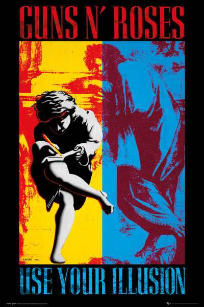 Guns n Roses Use Your Illusion Album Cover Poster