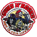 Guns N Roses Woven Patch Not In This Lifetime NA Tour 16