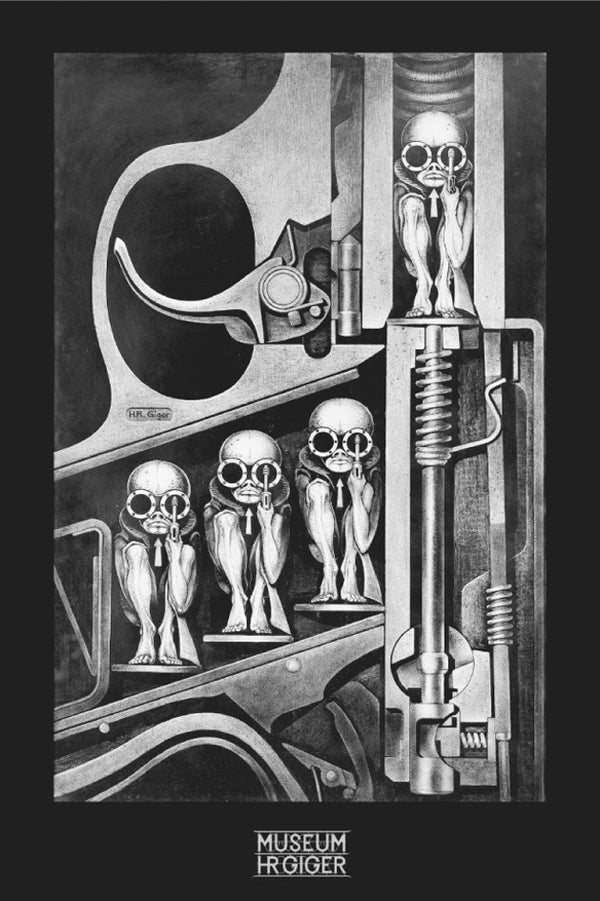 HR Giger – Birth Machine Poster