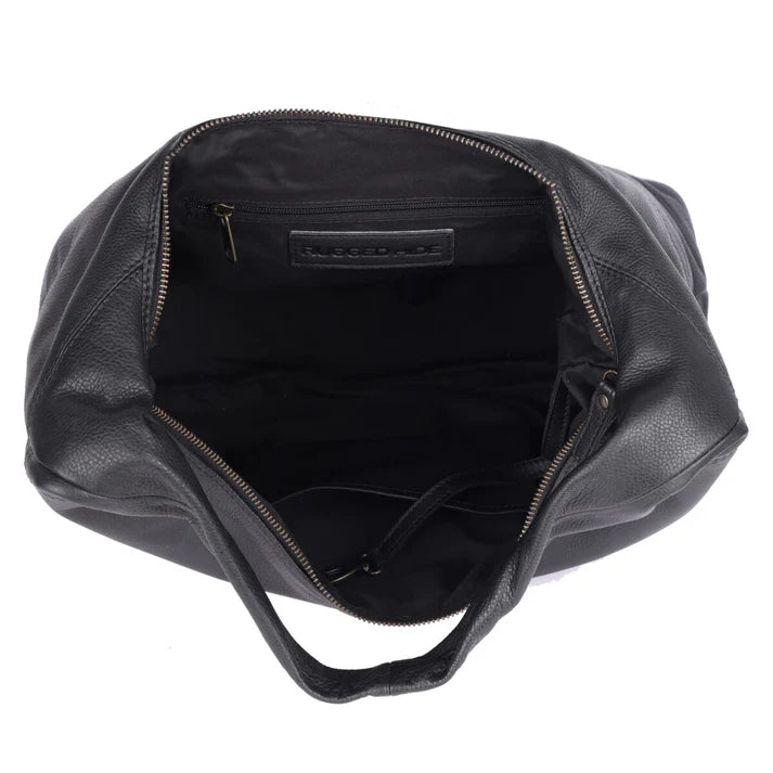 Hazelbrook Leather Shoulder Bag Black