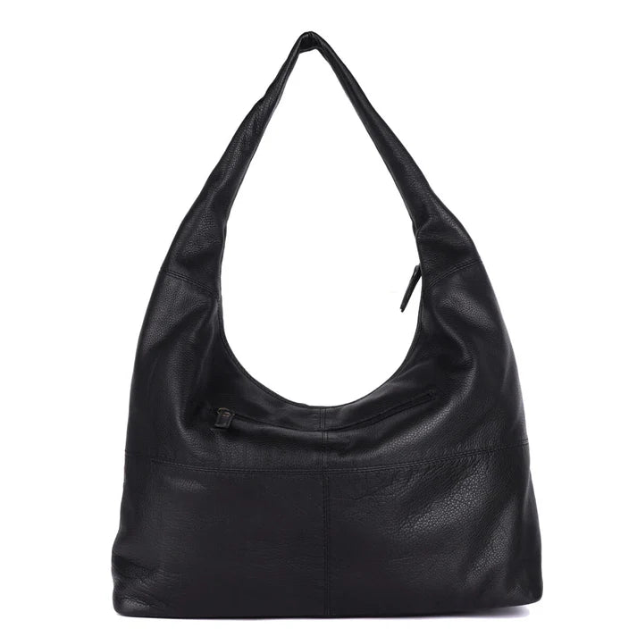 Hazelbrook Leather Shoulder Bag Black