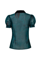 Hot Property Venom Blouse Dark Green
