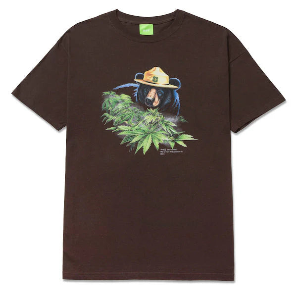 Huf Tokey Bear Tee Brown