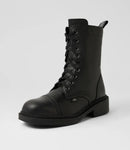 Roc Huron Black Grain Leather Boots